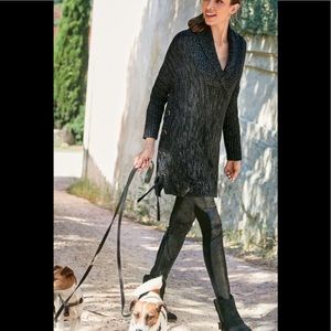 SOFT SURROUNDINGS LEGGINGS IN METALLIC AND SUEDE